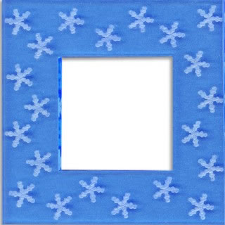 Heidi Grace - winter acrylic frame  (sold in 3's)
